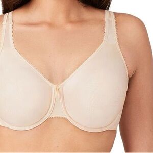 Wacoal Size 46D Sand Underwire T-Shirt Bra #853192